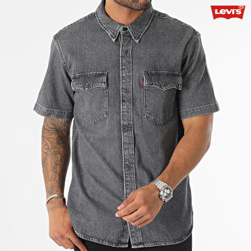 Camisa vaquera manga corta hombre outlet